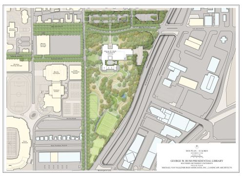 Smu-bush-library-plan