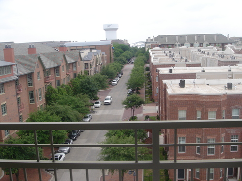 View from the Aventura Condominium in Addison Circle
